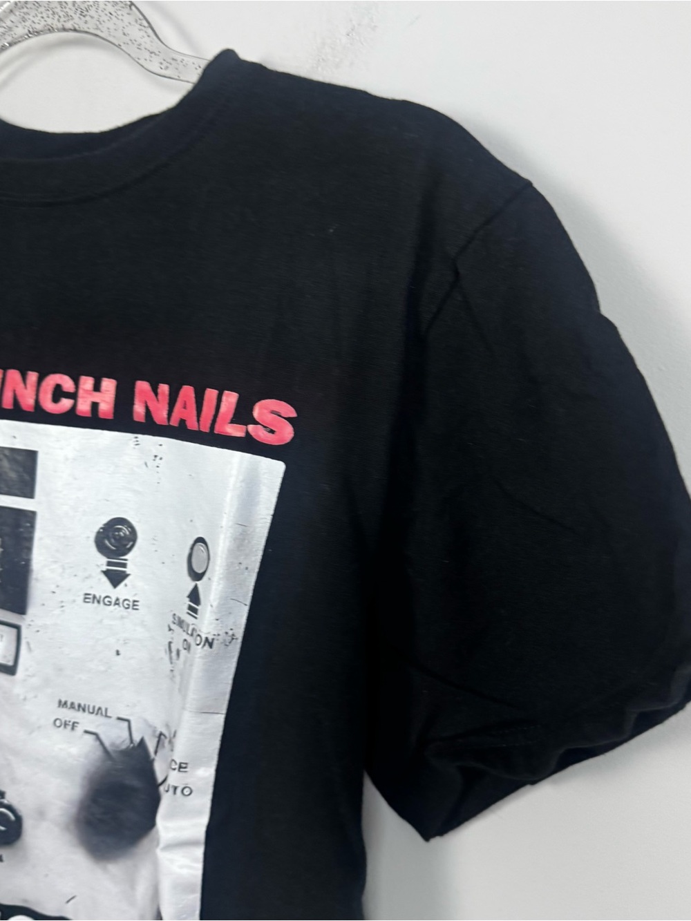 M&T | Nine Inch Nails "Add Violence" Black Graphic Tee Women’s Size Small - Picture 3 of 7